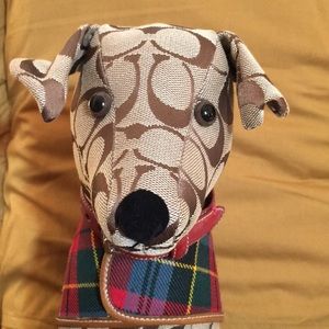 🎁Coach Dog/Jack Russel Terrier NWT. W/ Dust Bag.